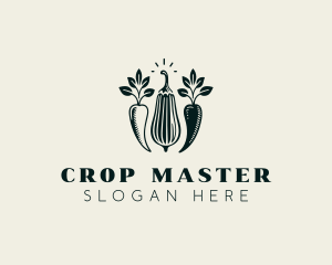 Farm Harvest Radish logo design