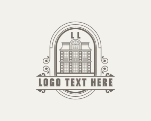 Airbnb - Home Accommodation Property logo design