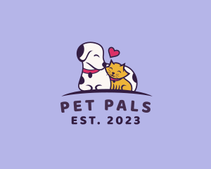 Dalmatian Dog Cat Pet logo design