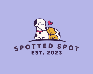 Dalmatian - Dalmatian Dog Cat Pet logo design