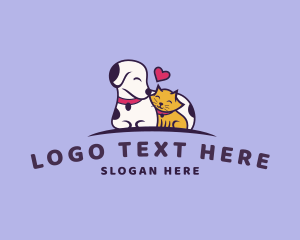 Dalmatian Dog Cat Pet Logo