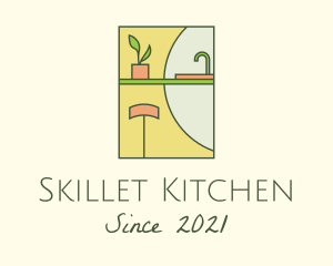 Kitchen Home Bench logo design