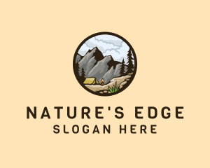 Outdoor - Outdoor Camping Tent logo design