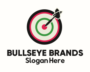 Dartboard Bullseye Target logo design