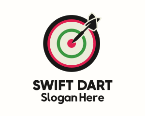 Dartboard Bullseye Target logo design