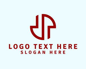 Company - Professional Letter JP Company logo design