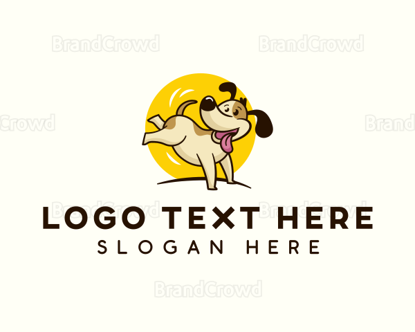 Playful Dog Veterinary Logo