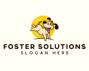 Playful Dog Veterinary logo design