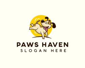 Playful Dog Veterinary logo design