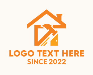 Repair - Hammer Home Construction logo design