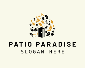 Patio - Gardening House Yard Door logo design