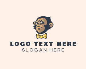 Band - Monkey Bow Tie logo design