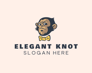 Monkey Bow Tie logo design