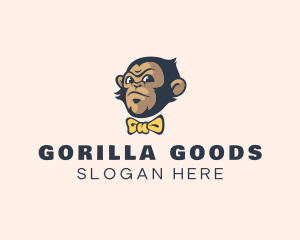 Monkey Bow Tie logo design