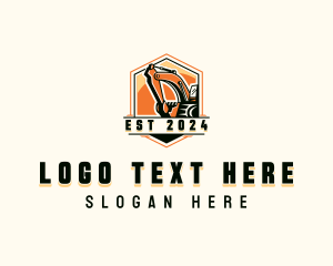 Industrial - Construction Excavator Contractor logo design