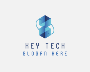 Tech Artificial Intelligence Cube logo design