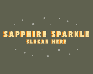 Quirky Star Sparkle logo design