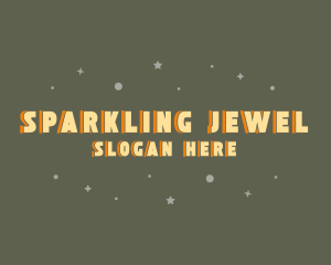 Quirky Star Sparkle logo design