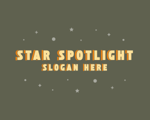 Quirky Star Sparkle logo design