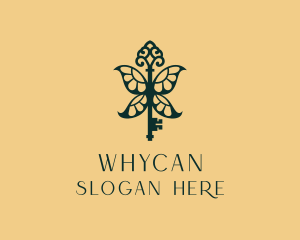 Elegant Key Wings  Logo