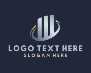 High End - Company Orbit Building logo design