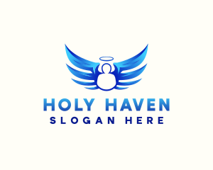 Holy Angel Wings logo design