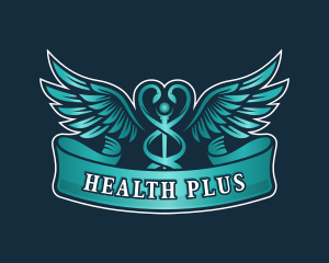 Caduceus Health Hospital logo design