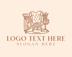 Wall Decor - Living Room Furniture logo design