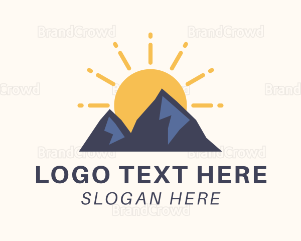 Sunrise Mountain Nature Hiking Logo