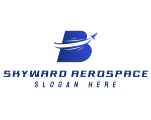 Aerospace - Spaceship Rocket Astronaut logo design
