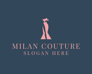 Sexy Fashion Dressmaker Couture logo design