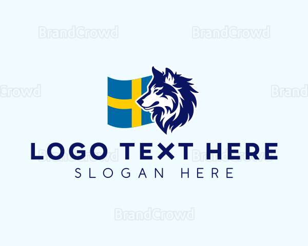 Sweden Wolf Hunting Logo