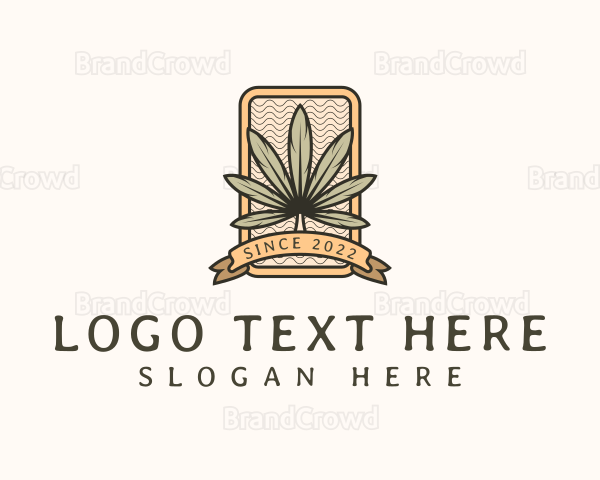 Marijuana Weed Leaf Logo