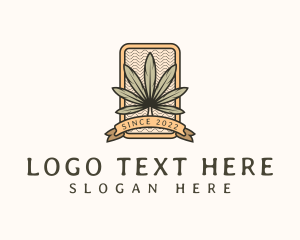 Weed - Marijuana Weed Leaf logo design