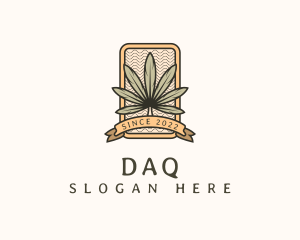 Cbd - Marijuana Weed Leaf logo design