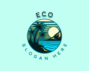 Holiday - Island Beach Travel logo design