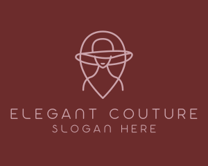 Couture - Fashion Lady Hat Couture logo design