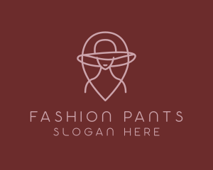 Fashion Lady Hat Couture logo design