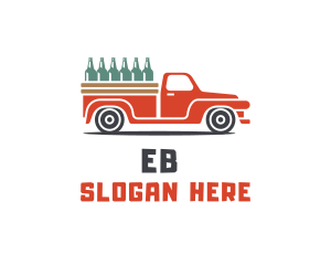 Automotive - Beer Brewery Truck Delivery logo design