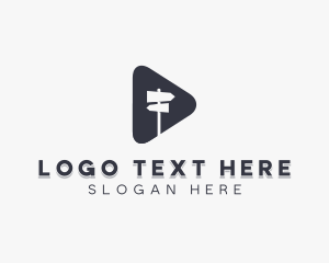 Youtube Channel - Route Direction Signage logo design