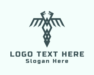 Medical Snake Wings Logo