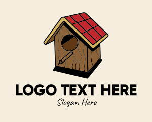 Isometric - Isometric Bird House logo design