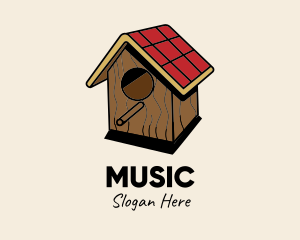 Preschooler - Isometric Bird House logo design