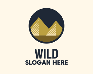 Gold Pyramid Mountain Logo