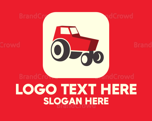 Red Farm Tractor App Logo