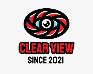 Oval Eye Lens logo design