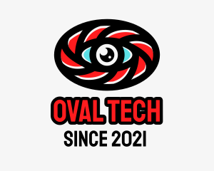 Oval - Oval Eye Lens logo design