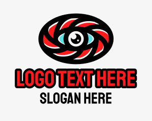 Oval Eye Lens Logo