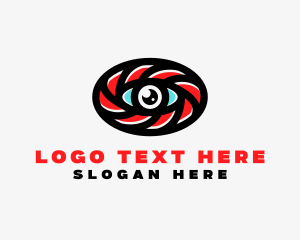 Modern - Oval Eye Lens logo design