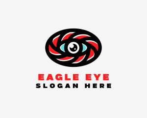 Oval Eye Lens logo design